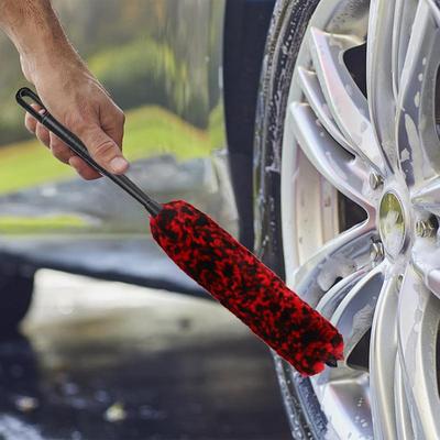 Car Wheel Cleaner Brush Wheel Detailing Brush Wheel Brushes For Cleaning Wheels Tire Rim Car Wheel Rim Detailing Brush For