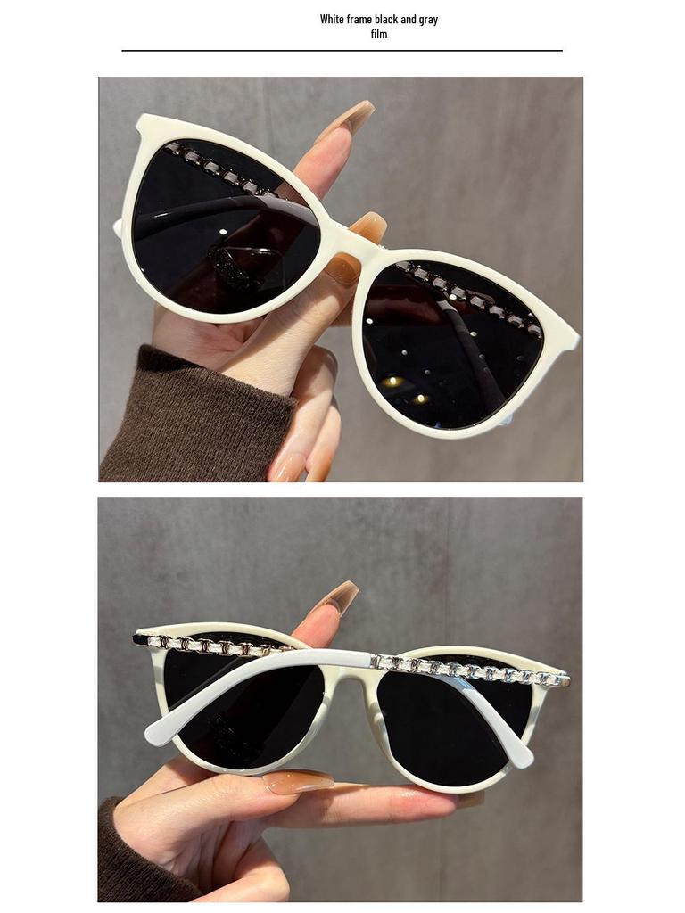 Chic 2025 Cat-Eye Sunglasses: Women's TR90 Anti-UV Polarized Fashion Shades