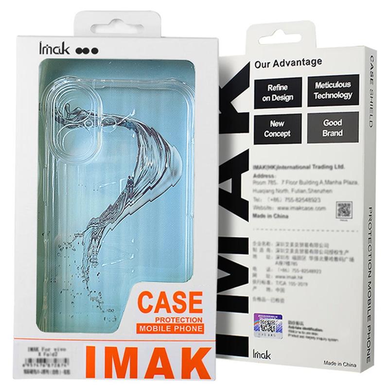 IMAK For Motorola Edge 50 Fusion 5G Case PC+TPU Phone Cover Airbag Corners