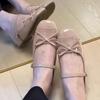 Nei Zeng~ Bow one and a half slippers women's ballet shoes