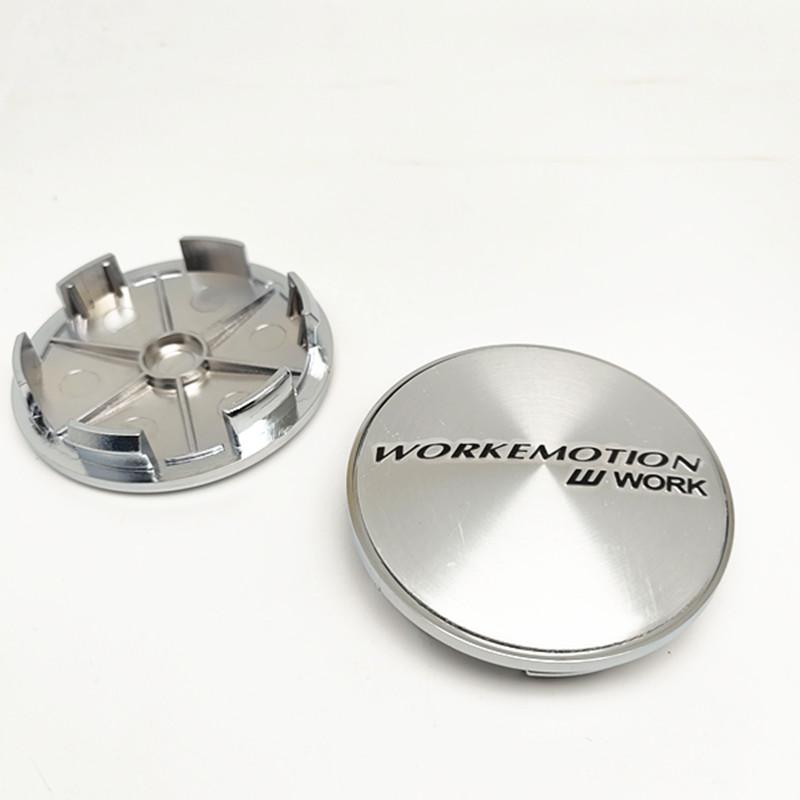 4pcs 68mm Work Emotion Wheel Center Cap Hub Auto Rims Center Cap Cover Car Styling Accessories
