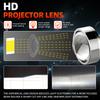 roadsun 120W 20000LM H7 Single Beam with Mini Projector Lens Canbus Car Headlight LED Projector Bulbs 6500K White