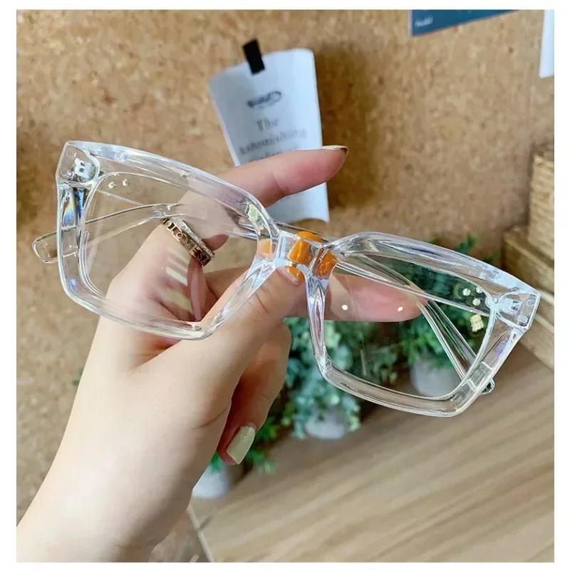 Oversized Square Reading Glasses Men Women Portable Large Frame High-definition Presbyopia Eyeglasses Diopter 0~+ 3.5
