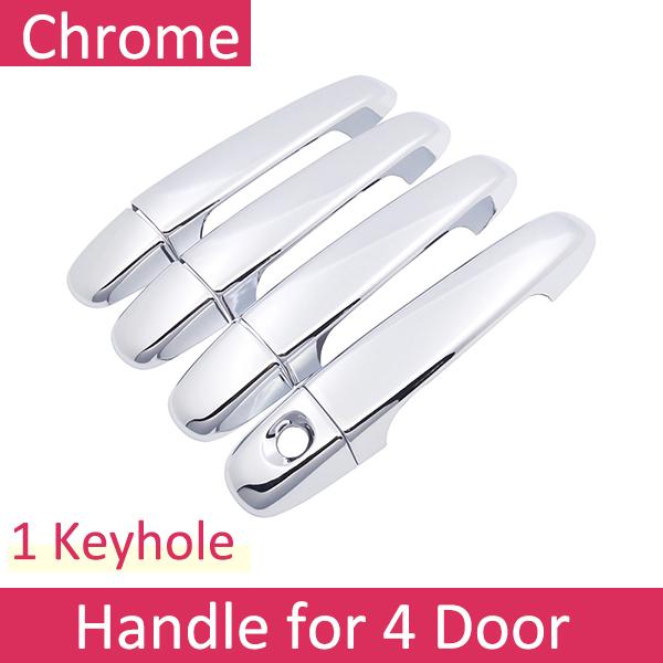 For Toyota Probox 2002~ Chrome Door Handle Cover Car Accessories Stickers Trim Set 2003 2006 2009 2010 2012 2015 2017