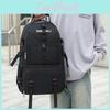 Color Solid Outdoor Large Capacity Zipper Backpack Hiking Travel Bag School Bag