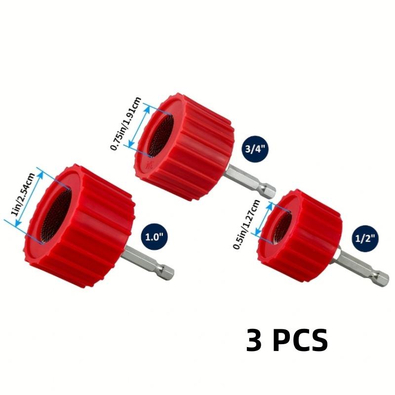 

Allsome 3/9Pcs Copper Pipe Cleaner Set For Power Drill Tube Cleaning Brush Cleans Copper Pipes Tubes And Fittings For Soldering