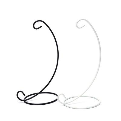 1X 23Cm 9" Iron Plant Stand Holder For Clear Glass Hanging Vase Home Decor