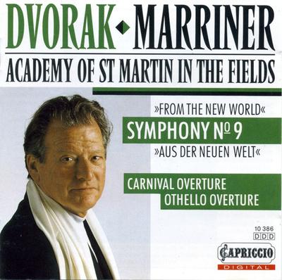 CD DVORAK, MARRINER; ASMF - Symphony 9 / Carnival & Othello Ove 10386 Capriccio 1992 Europe Classical Used