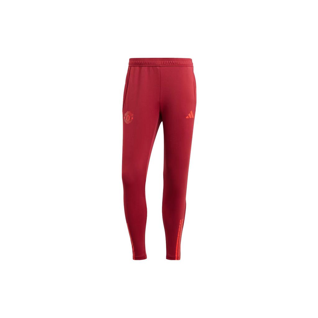 adidas Manchester United Tiro 23 Training Tracksuit Bottoms Knitted Sweatpants Men's Red IA7282