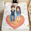 1PC Kimi Ni Todoke Print Flannel Blanket, High Quality All Seasons, Home Decor, Warmth and Comfort, Perfect for Christmas Gifts