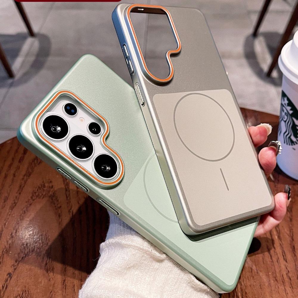Ultra Slim Hard PC for Case for Samsung Galaxy S26 Ultra S24 S2 Plus S23 FE Magnetic Wireless Charging Shockproof Cover