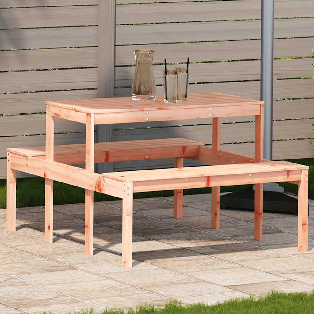 Picnic Table 110 x 134 x 75 cm Solid Douglas Fir Wood