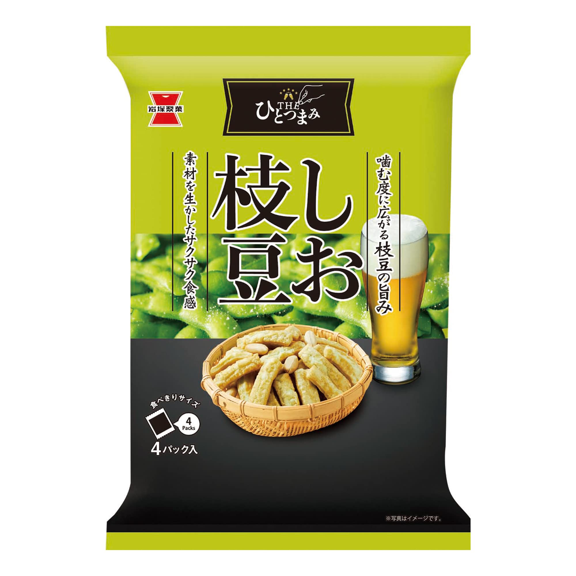 

Iwatsuka Seika THE Pinch Salted Edamame 70g x 12 bags
