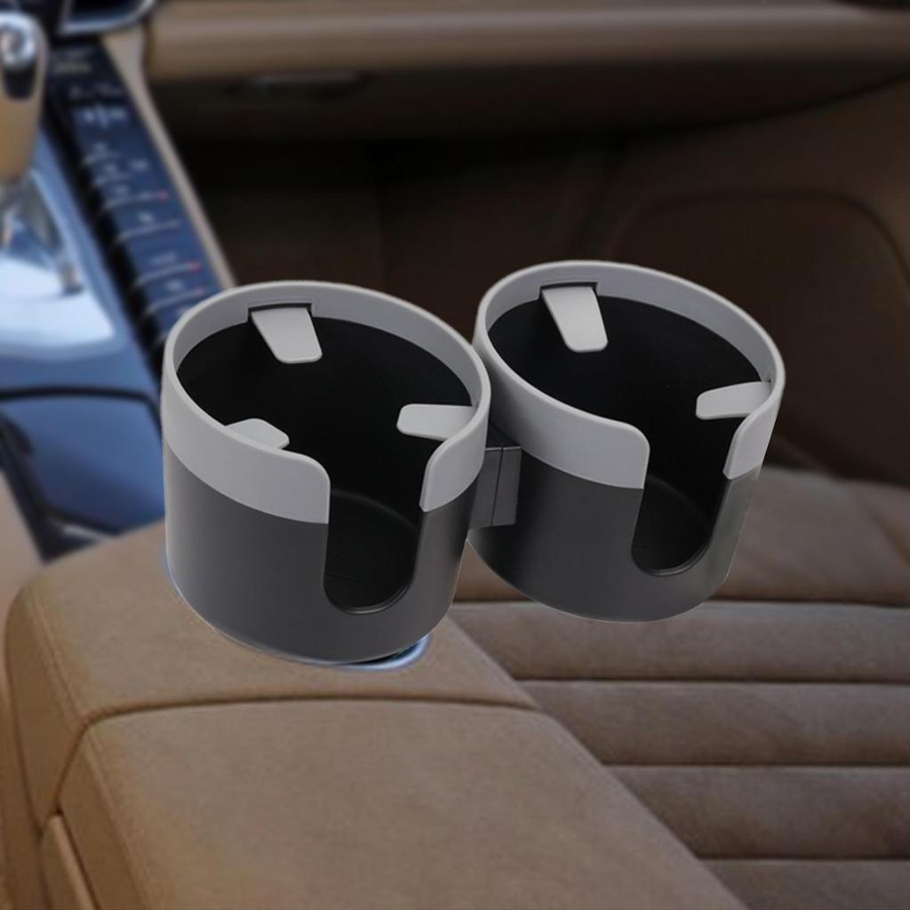 Car Cup Holder Insert Adjustable Base Multifunctional Double Cup Holder Detachable Drinks Holder for Automotive Truck Auto
