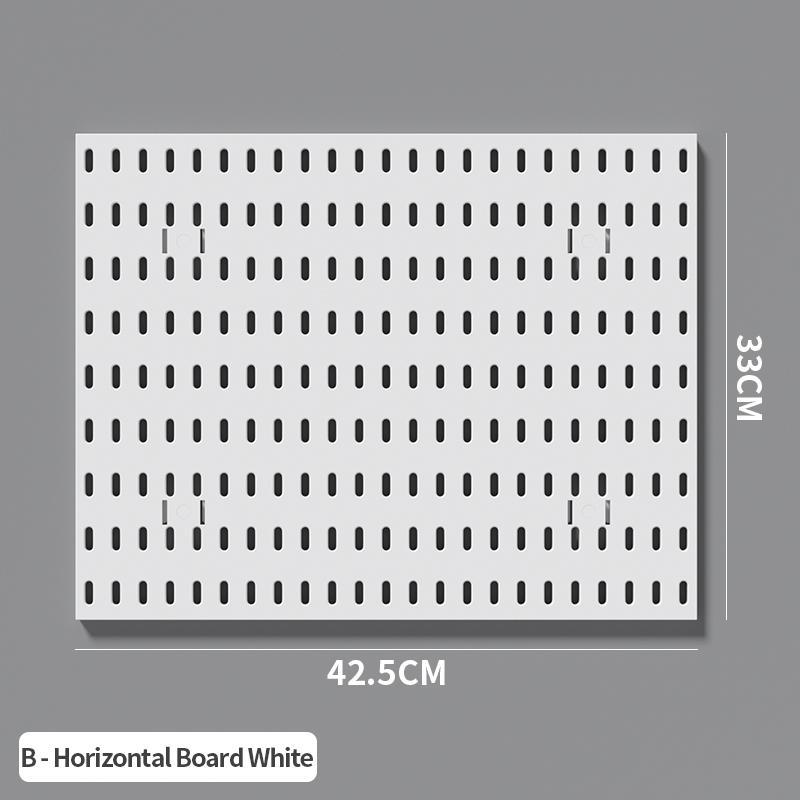 

Office Desktop Storage Pegboard: Height-Adjustable Vertical Storage Rack (For Stationery Storage And Decorative Figurine Display
