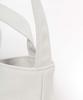 Fluffy mini tote bag with shoulder strap [cream]