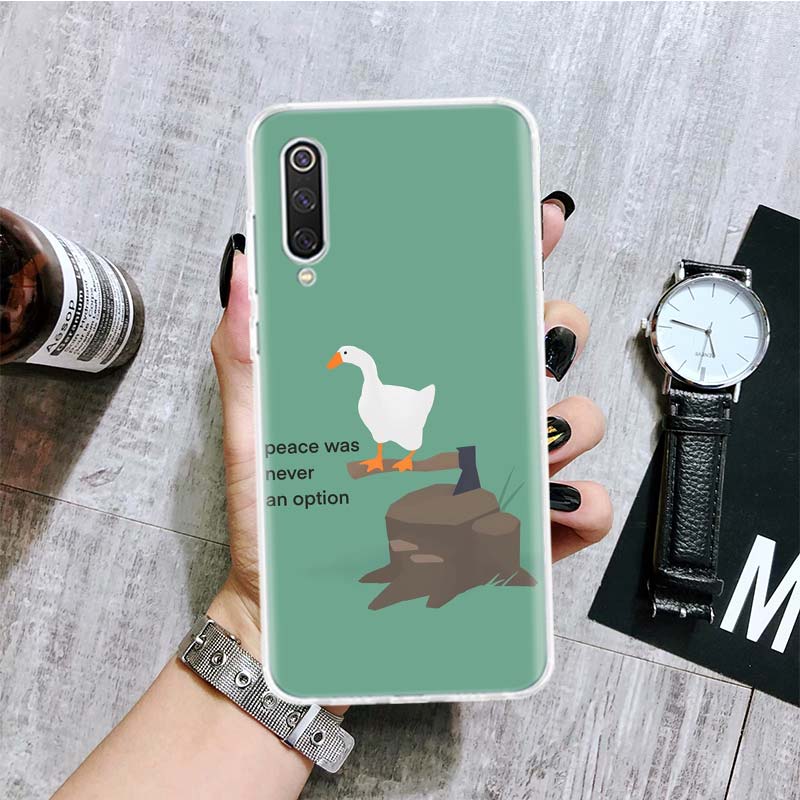 Cartoon Cute Goose Game Phone Case For Xiaomi Poco X3 Nfc F3 M3 F1 Mi Note 10 11 Lite 11T Pro 9 8 CC9 9T 10T 11i A3 A2 A1 Coque