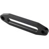10" Billet Polished Aluminum Hawse Fairlead Load Capacity 8000-15000 LBs With Mounting Hardware For Synthetic Winch Rope (Black, 10")