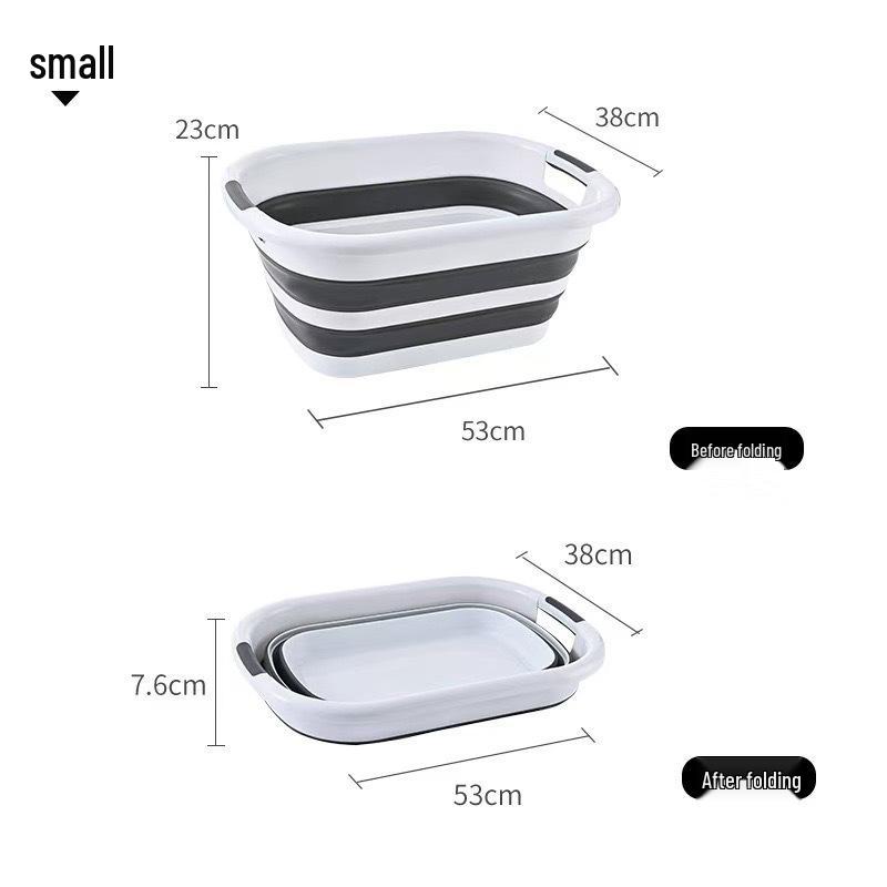Foldable Large-Capacity Multi-Functional Laundry, Toy, Snack, and Pet Bath Basket