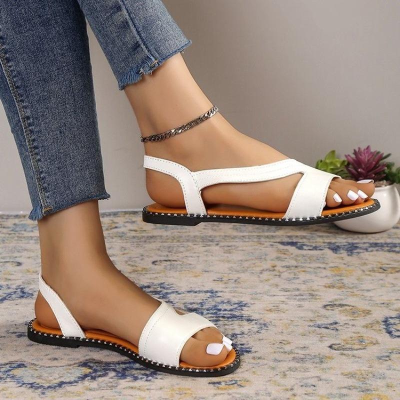 Summer new 40-43 large size flat sandals sandals