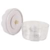Garlic Chopper Manual Mini Safe Multipurpose Transparent Garlic Mincer with Drawstring for Kitchen