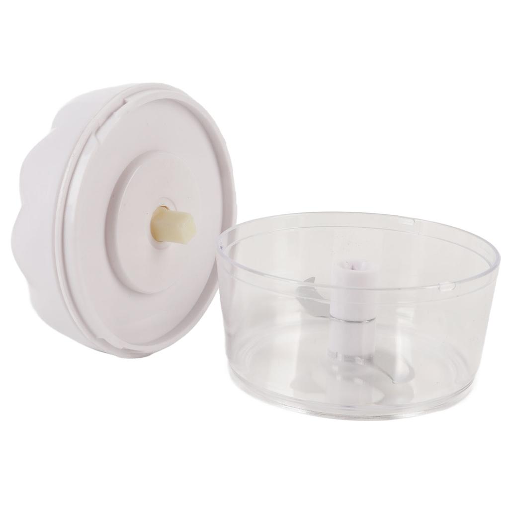 Garlic Chopper Manual Mini Safe Multipurpose Transparent Garlic Mincer with Drawstring for Kitchen