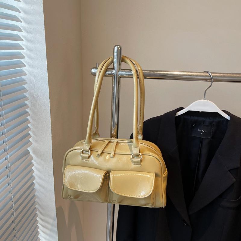 Underarm Bowling Bag Women's New Simple Casual High-end Pillow Bag Versatile Shoulder Bag