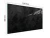TAGLIERE IN VETRO 52x30 NERO