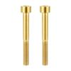 2Pcs Light Weight Metal Alloy Cycling Stem Cover Screws Bicycles Headset Bolt Socket Cap Head Bolts Screw Enduring