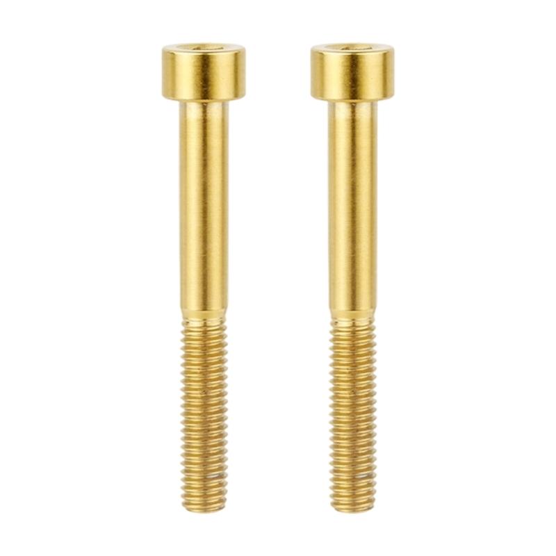 2Pcs Light Weight Metal Alloy Cycling Stem Cover Screws Bicycles Headset Bolt Socket Cap Head Bolts Screw Enduring