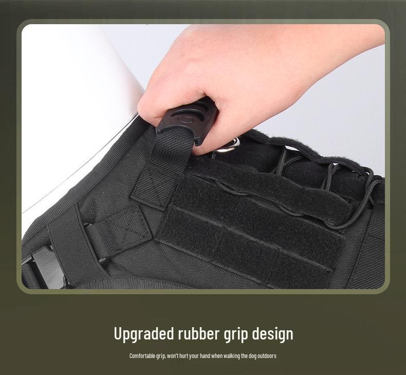Multi-Functional Tactical Dog Harness & Leash for Large Dogs