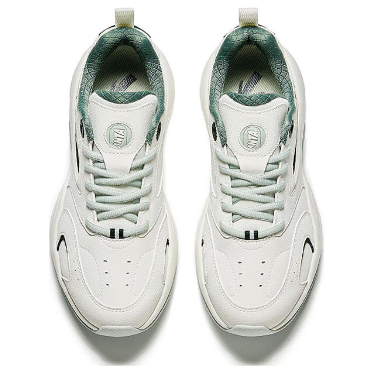 Anta Ace Synthetic Leather Comfortable Versatile Non-Slip Wear-Resistant Breathable Low-Top Dad Shoes Women Sneakers 922438812-4