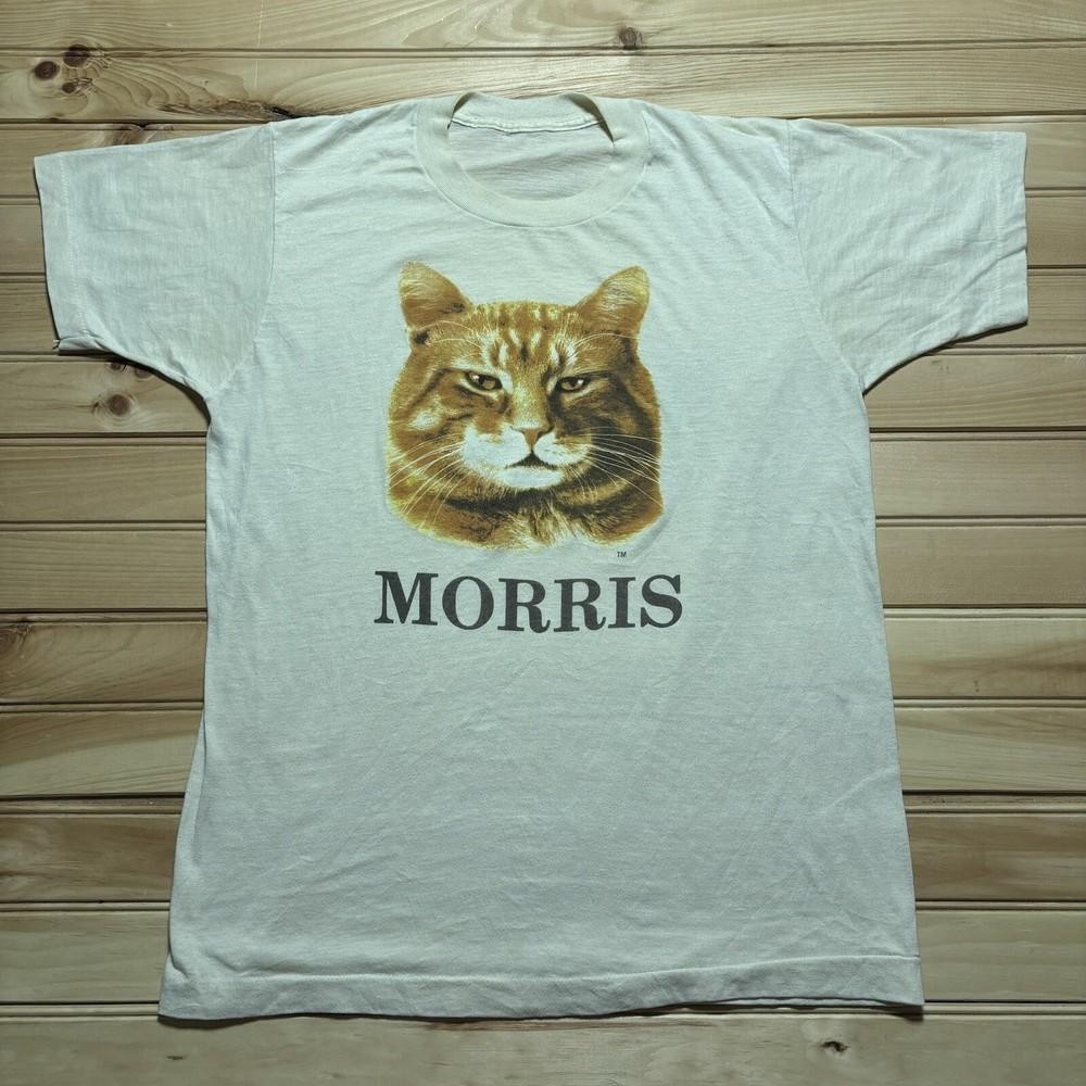 Vintage 80’s Morris The Cat 9 Lives Promo Single Stitch Shirt Size M/L Unisex T-Shirt M