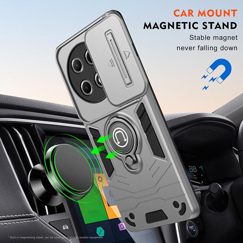 Shockproof Armor Case For Tecno Camon 30S Pro Camon 40 Pro With Car Magnetic Ring Holder Phone Cover Wireless Charging Camon 30S