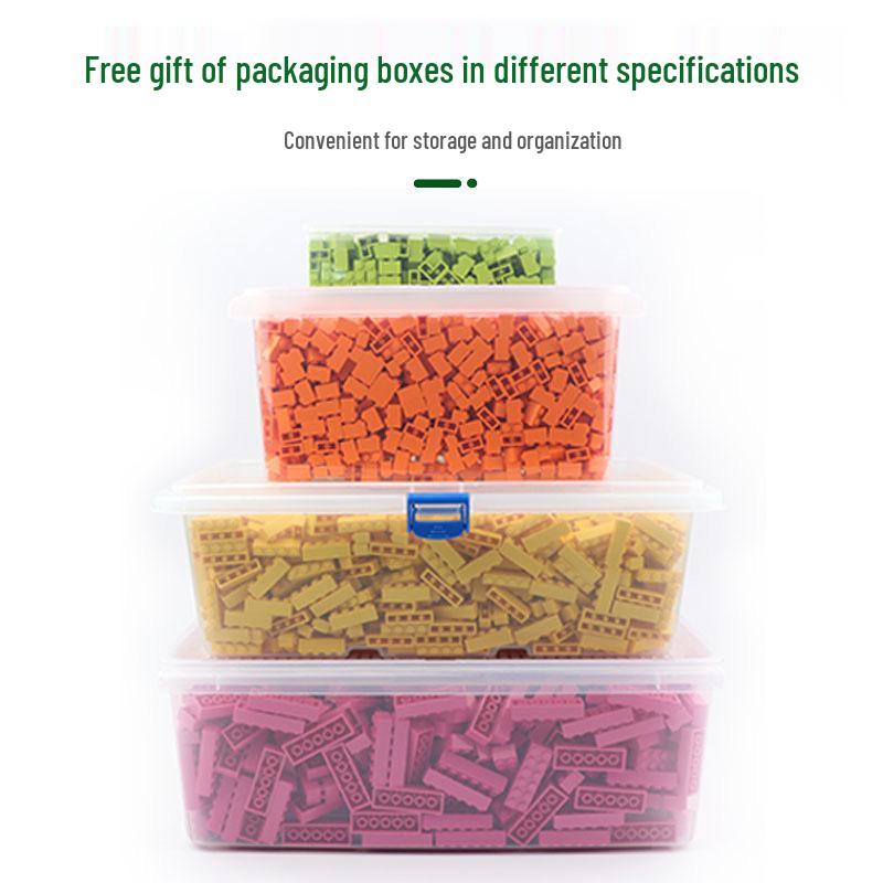 Wange Toys Building Block Accessories: Compatible Small Particle Assembly Parts, 4 Long Holes.