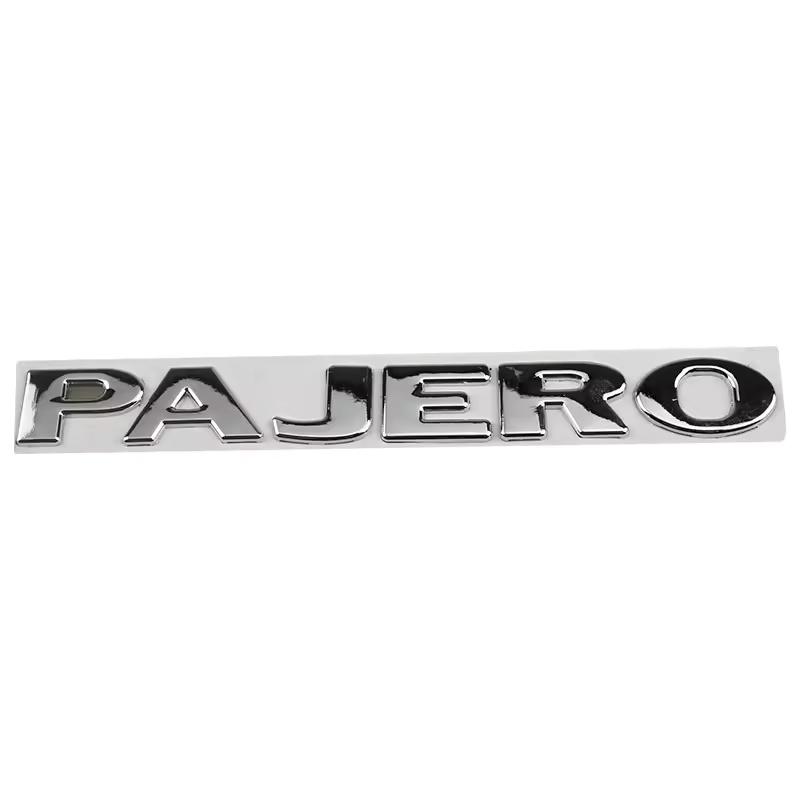 Auto Metall Heckklappe Seitentür Buchstaben Wörter Logo Plakette Emblem Aufkleber Für PAJERO Styling Autozubehör