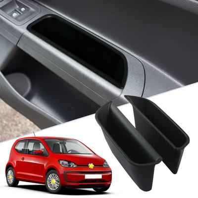 SKTU Volkswagen Up Auto Türablage Tür Individuell Kleinteile Original VW Up Kratzer Hergestellt aus Geruchlosem und ABS Einfach Volkswagen Up Set 120-Zoll Boxen,