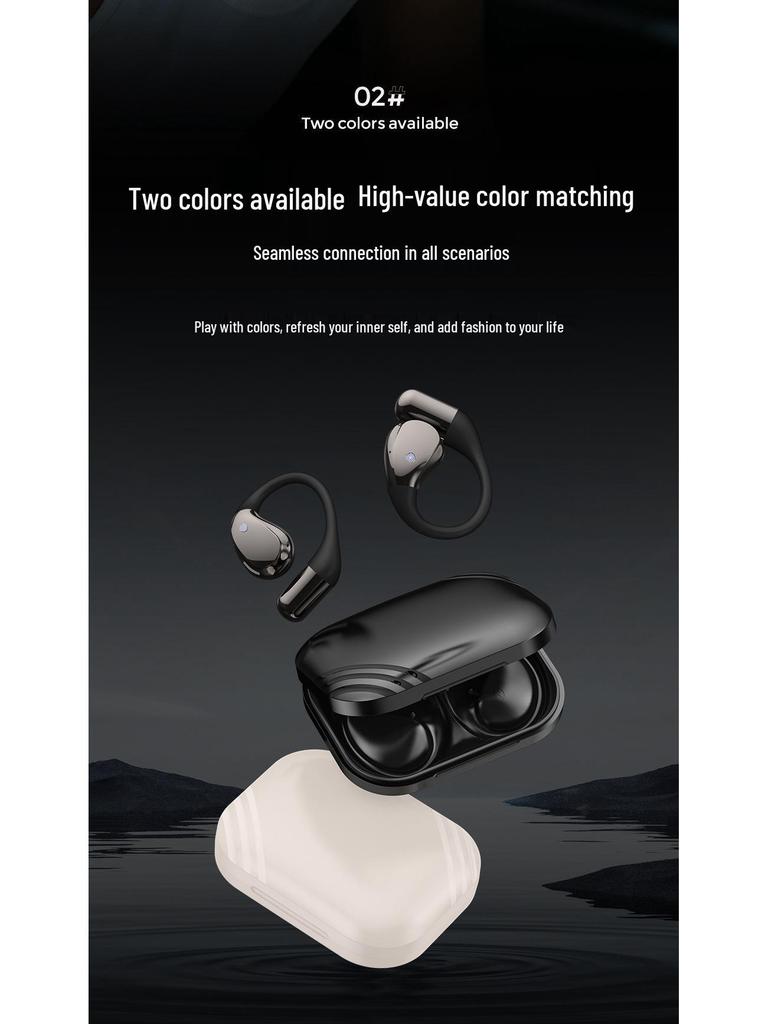2026 X5S Ear Hook Bluetooth Earphones with AI Translation V6.0