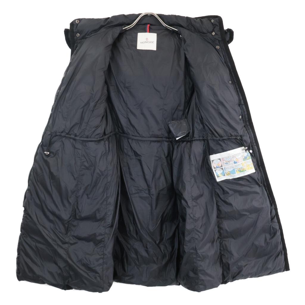 MONCLER Beautiful HERMINE down jacket coat 2 blackUsed