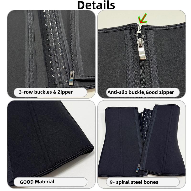 Sauna Sweat Belt Neoprene Waist Trainer for Women Weight Loss Body Shaper Corset Slimming Belly Tummy Trimmer Sports Cincher