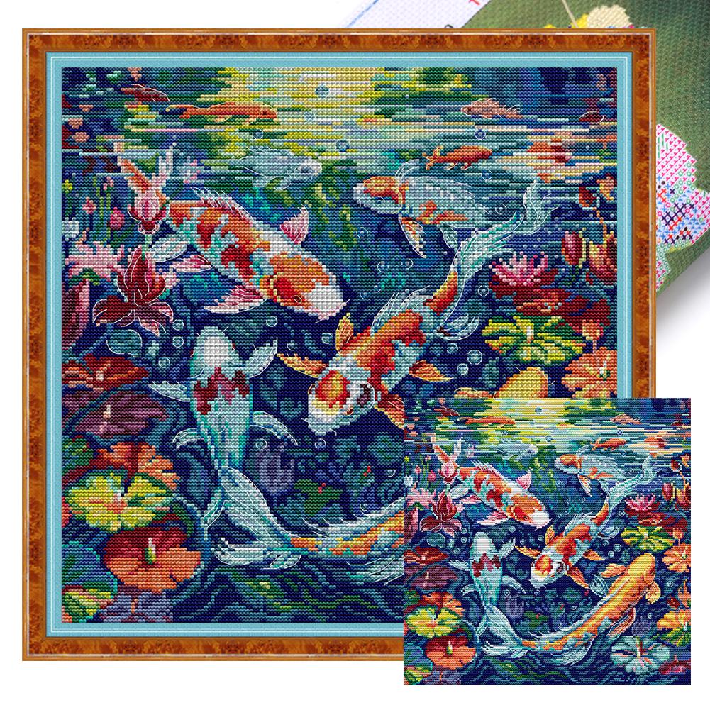 Tierdruck Kreuzstichset DIY 14CT Fadenkunst Handarbeit Heim Wanddeko