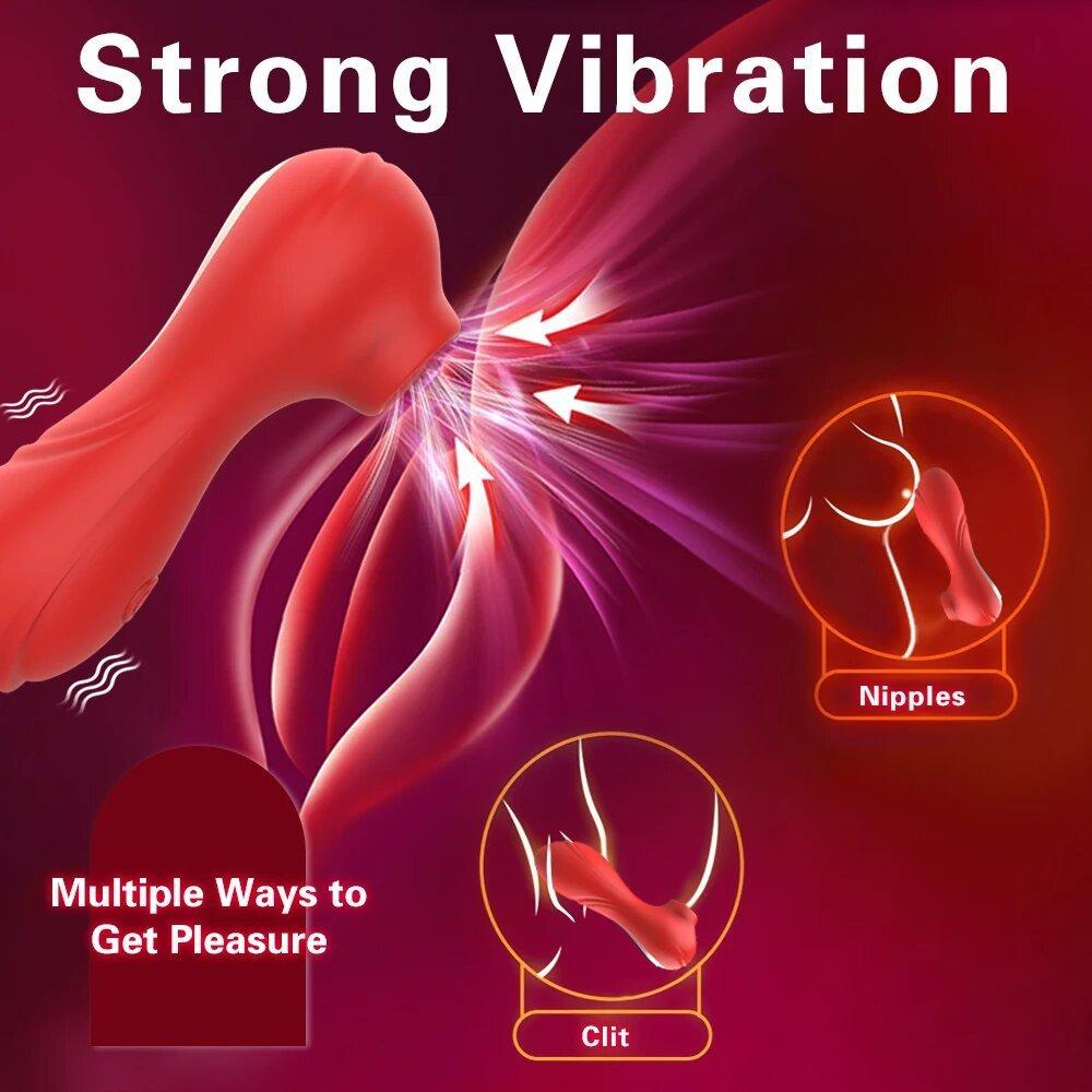 Powerful Sucking Vibrator Powerful Clitoris Sucker Nipple Stimulator Vacuum Vibrator Female Masturbator Adult Sex Toys for Women