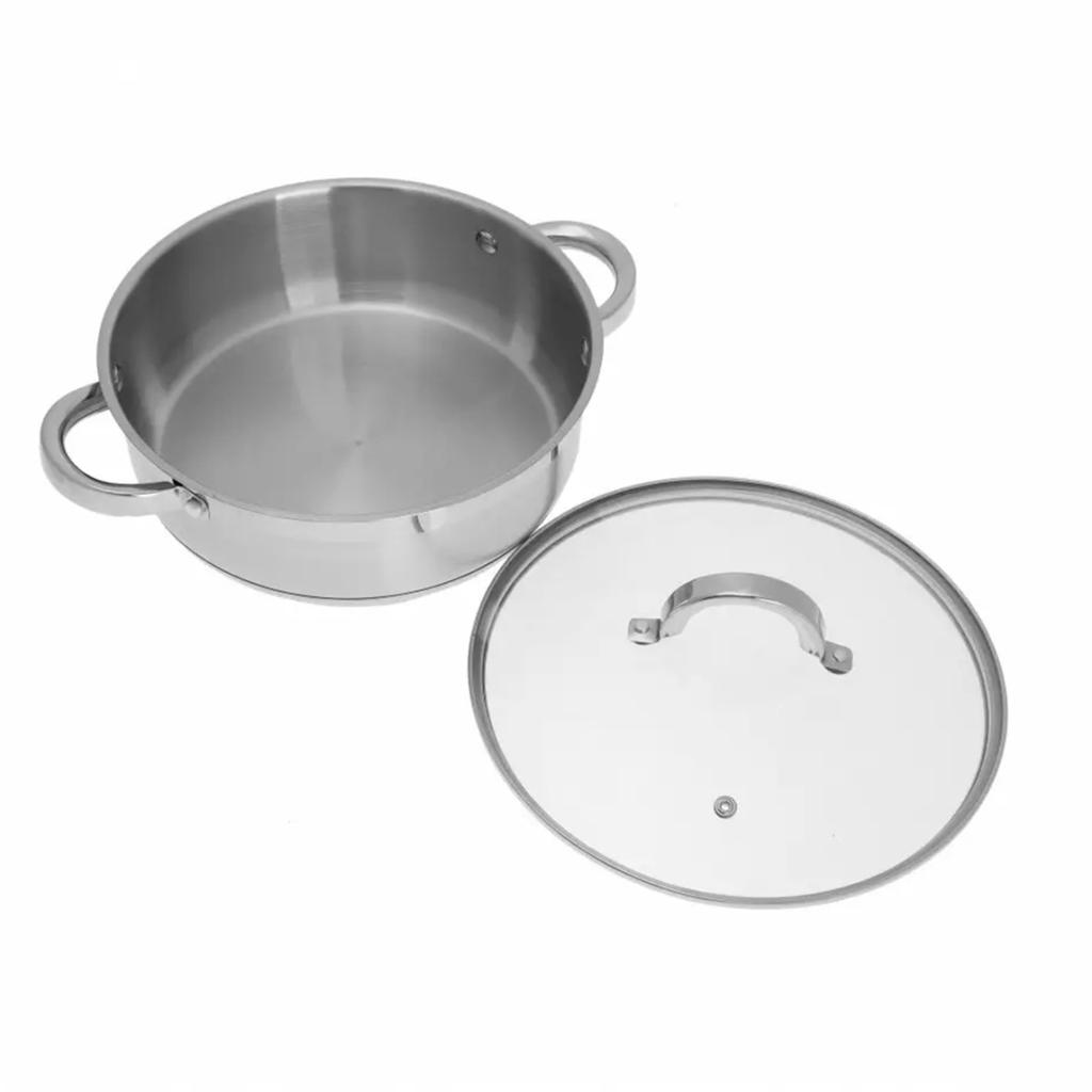 FLAT POT WITH LID 24cm KLAUSBERG KB-7172