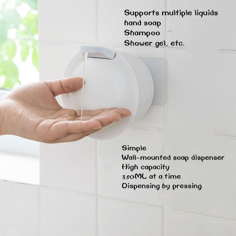 Wall-mounted Shower Gel Shampoo Press Bottle Bathroom Hand Soap Shower Gel Bottle Toilet Lotion Bottle