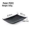 Black Frosted A5 Melamine Rectangular Plate