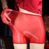 Women Underpants Thin Transparent Thin Elastic Soft Glossy Surface See-through Tempting Mid Waist Anti-septic Lady Panties Briefs