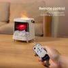 New Flame Aromatherapy Diffuser with Colourful Aurora Effect 200ml Remote Quite Fine Mist Air Humidifier for Table Decor Gifts
