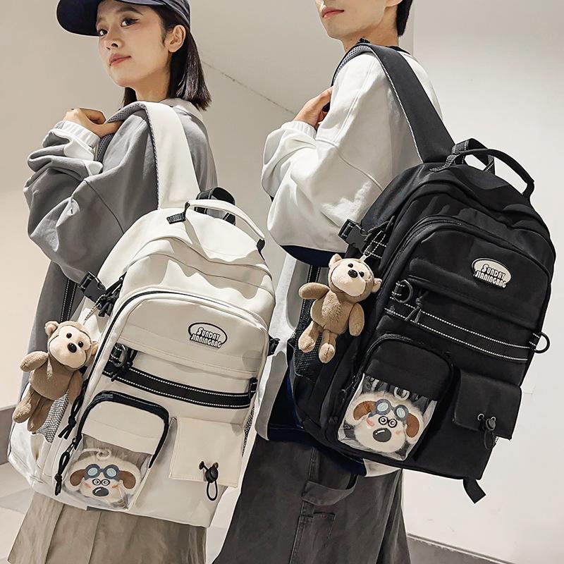 

Children s Schoolbag Girls Letter Pain Bag Backpack Men s Backpack