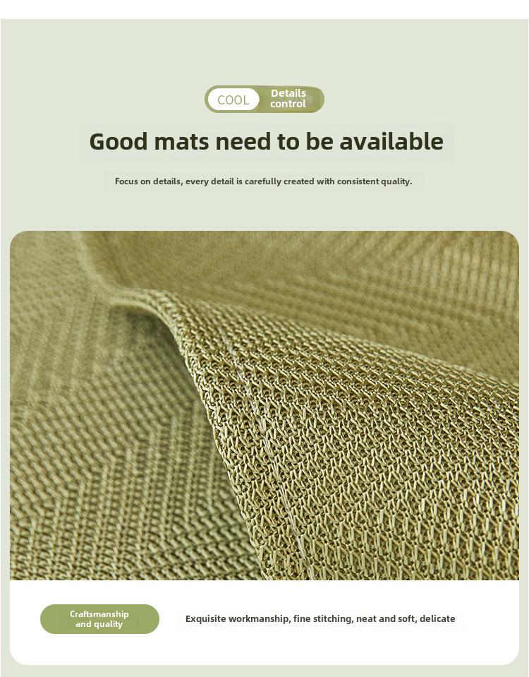 Ice Silk Summer Sofa Cushion: Non-Slip, Cool, Modern Full Cover with Backrest - 2025 New Style