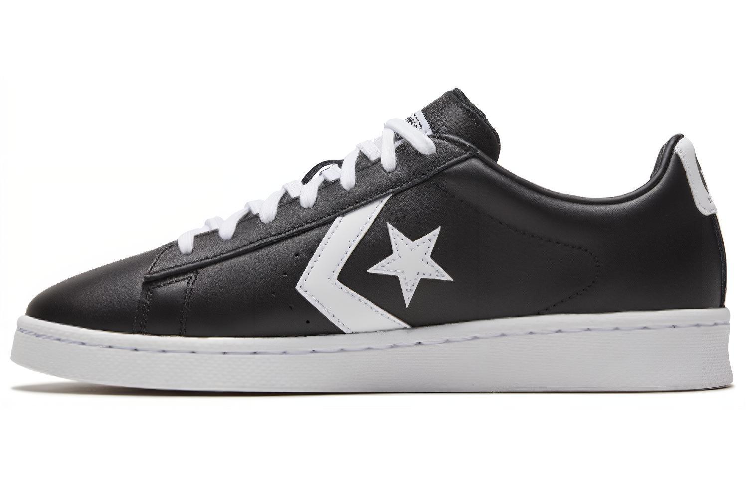 Кожаные низкие кеды Converse Black White 167238C 36